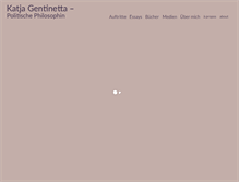 Tablet Screenshot of katja-gentinetta.ch